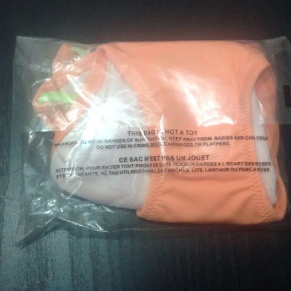 NWOT Victorias Secret Orange Bikini Bottom - Picture 2 of 5